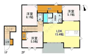 ルーラルハウス【202号室】の間取り