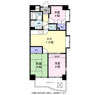 セントラルガーデン【0405号室】の間取り
