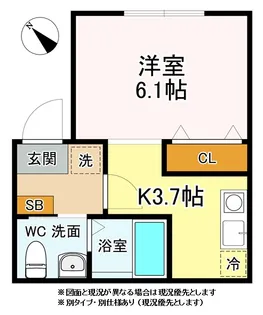 ブルーム常盤台国大前【0301号室】の間取り