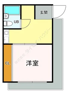 ロックハイツ【100号室】の間取り