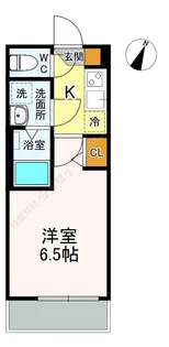 ウィンメゾン薬園台【202号室】の間取り