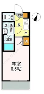 ウィンメゾン薬園台【102号室】の間取り