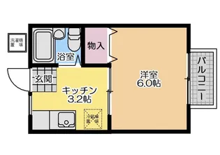 森川ハイツ【202号室】の間取り