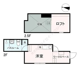 プルミエール【202号室】の間取り