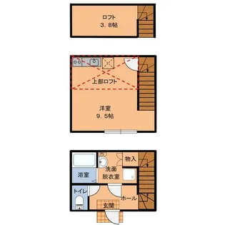 アステラス北四番丁の間取り