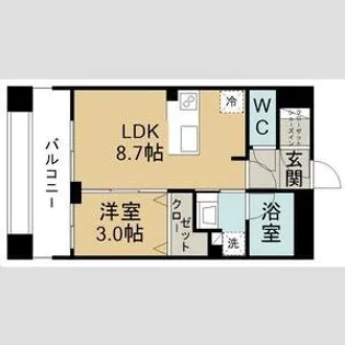 ノブレス仙台【702号室】の間取り