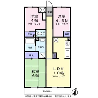 ルミエール【0301号室】の間取り