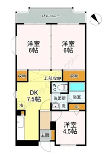 ベルカーサ橋本【0301号室】の間取り