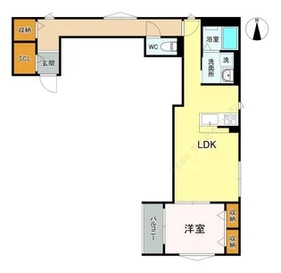 (仮称)宿河原マンション【0102号室】の間取り
