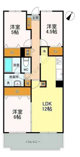 ボナール細田【0305号室】の間取り
