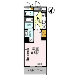 CENTRAL COURT【4階】の間取り