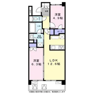 パークテラス綱島【0306号室】の間取り