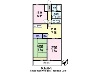 ハイネス【0108号室】の間取り