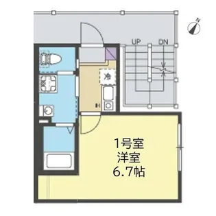 almo新杉田【101号室】の間取り