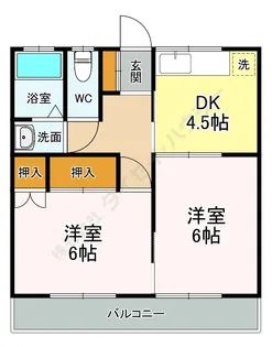 第一大谷アパート【0203号室】の間取り