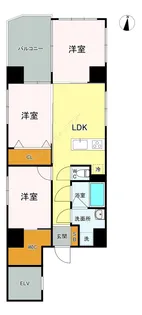 ププレMIYA銀座東【801号室】の間取り