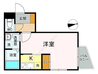 パルゼ祖師ヶ谷成城【0201号室】の間取り