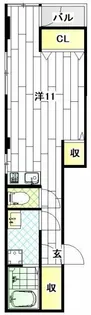 真金町和洋ビル【3階】の間取り