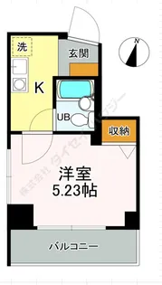 目黒シティ・カラバナ【005D号室】の間取り