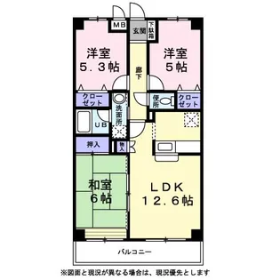 ヒロチサト【0205号室】の間取り