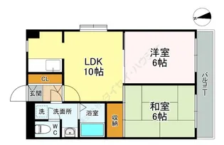テルージュ菊名Ⅱ【0101号室】の間取り