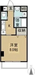 ロックウェル石名坂【2階】の間取り