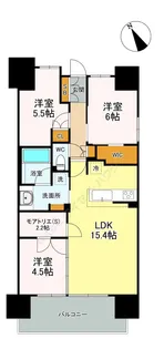 セントガーデン海老名Ⅰ街区【1125号室】の間取り