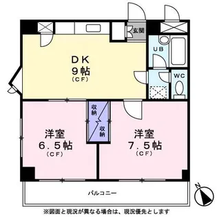 ベルビュー目白【0902号室】の間取り