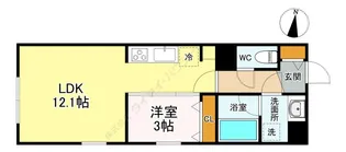 エントピア神明の杜Musashikosugi【0101号室】の間取り