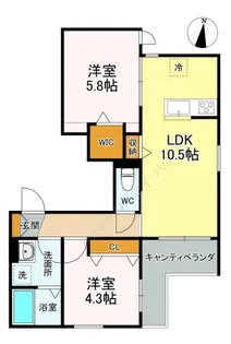 エントピア神明の杜Musashikosugi【0204号室】の間取り