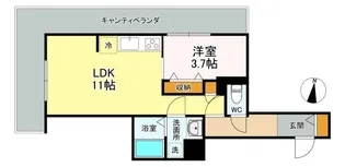 エントピア神明の杜Musashikosugi【0302号室】の間取り