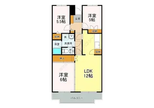 サニークレスト港南【0504号室】の間取り