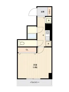 KENZO HAUS EKODA【0402号室】の間取り
