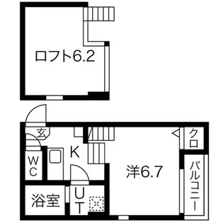 ハーモニーテラス南大野田【1階】の間取り