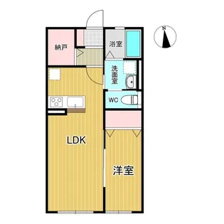 パレスハイム【1階】の間取り