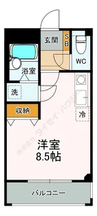 コンフォール港南台【0101号室】の間取り