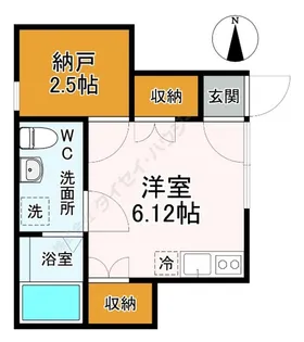 コンシェルジュ中馬込【1-C号室】の間取り