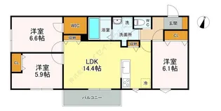 Via Hiro【102号室】の間取り