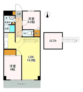 アンフォーラT・D【0404号室】の間取り