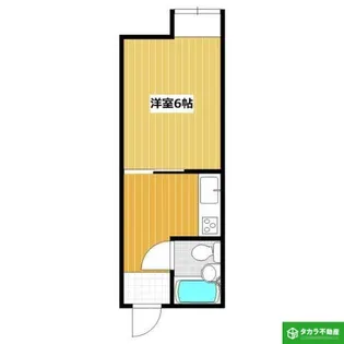 アベニール大分【105号室】の間取り