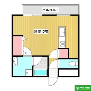 コールコート2【103号室】の間取り
