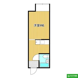 アベニール大分【207号室】の間取り