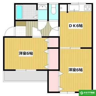 大分県大分市大字三芳椎迫【マンション】の間取り