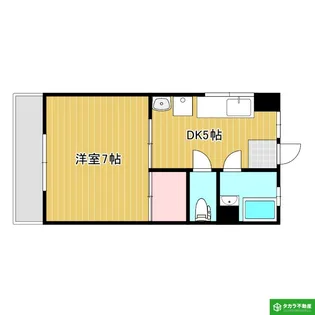大分県大分市上野丘2丁目【アパート】の間取り