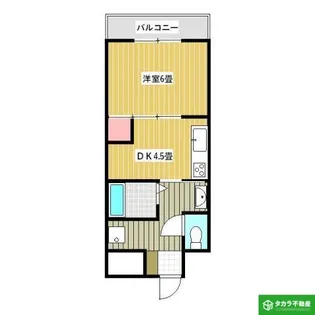 アキュラ錦町Ⅰ【207号室】の間取り