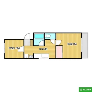 コーポアクシオンⅡ【C304号室】の間取り