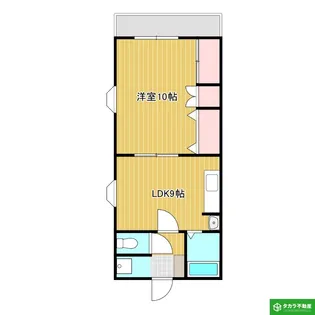 シティハイツ21【205号室】の間取り