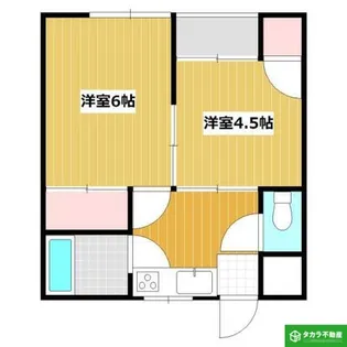 光吉台ハイツ【202号室】の間取り