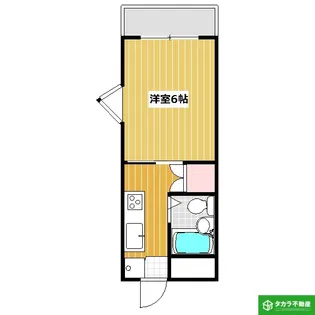 サンシティー京町【401号室】の間取り