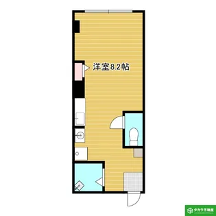 別府ビル【406号室】の間取り